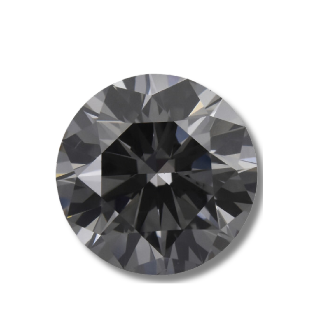 0.80 VS2 Fancy Green-Gray Round